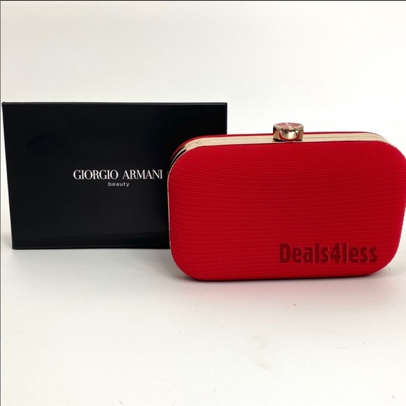 Giorgio Armani Clutch Purse Wallet Evening Bag NEW - Picture 7 of 8